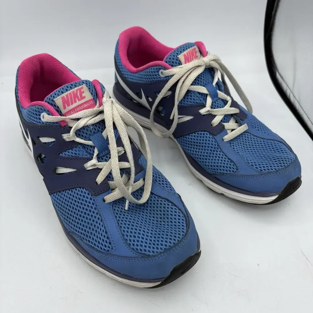 Nike Sneakers‎ Girls Youth Size 6 Y Dual Fusion Lite 599295-400 Blue H4